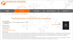 Finding Business Value in Social Computing 2010