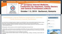The 2nd European Internal Medicine Conference for Internists, Family Doctors and General Practitioners (EIMCGP) 2010