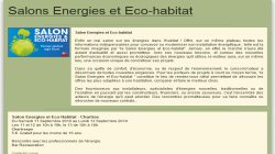 Salon Energies et Eco-habitat Le Havre 2010