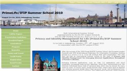 PrimeLife/IFIP Summer School 2010