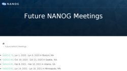 NANOG 54 - North American Network Operators` Group 2012