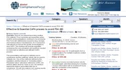 Effective & Essential CAPA process to avoid FDA 483 - Webinar by GlobalCompliancePanel 2010
