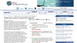 Preparing for and Surviving an FDA Inspection - Webinar by GlobalCompliancePanel 2010