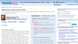 ComplianceOnline Webinar - Medical Device Changes and The 510(k) 2010