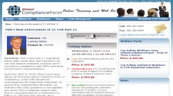 FDA`s New Enforcement of 21 CFR Part 11 - Webinar by GlobalCompliancePanel 2010