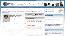 Training Requirements and Practices to Assure QSR and ISO Compliance - Webinar by GlobalCompliancePanel