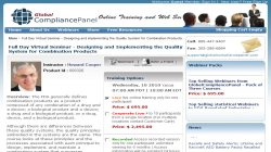 Full Day Virtual Seminar - Designing and Implementing the Quality System for Combination Products 2010