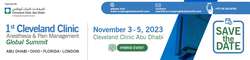 1st Cleveland Clinic Anesthesia & Pain Management Global Summit