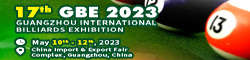 17th China Guangzhou International Billiards Exhibition (GBE 2023)