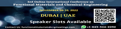 3rd International Conference on Functional Materials and Chemical Engineering