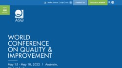 ASQ 2022 World Conference on Quality and Improvement