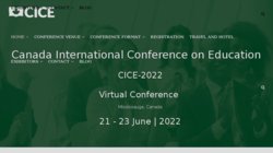 Canada International Conference on Education (CICE 2022)