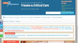 10th International Congress on Trauma, Critical Care and Emergency Medicine
