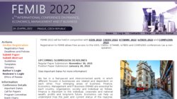 4th International Conference on Finance, Economics, Management and IT Business - FEMIB 2022