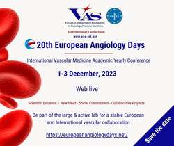 20th European Angiology Days - International Vascular Medicine Academic Yearly Conference