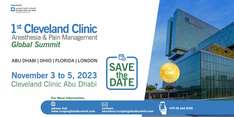 1st Cleveland Clinic Anesthesia & Pain Management Global Summit