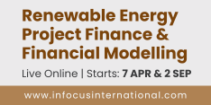 Renewable Energy Project Finance & Financial Modelling